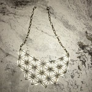 Clear beaded necklace